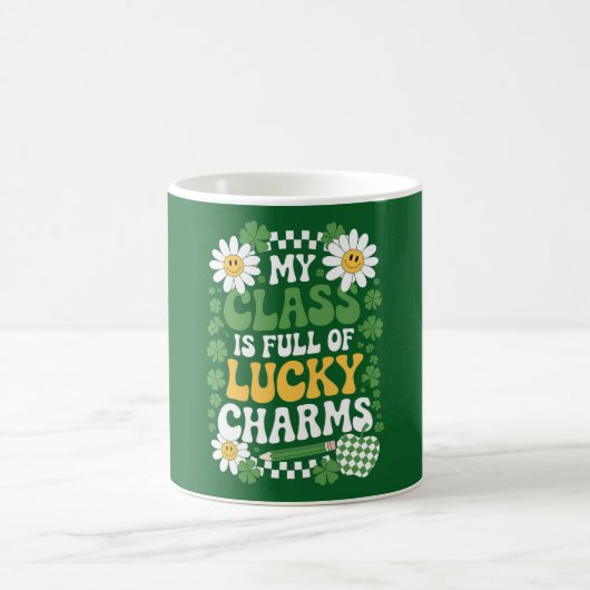 Meine Klasse ist voller Glücksbringer des St. Patr Kaffeetasse (Mittel)