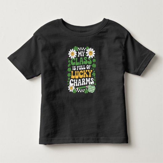Meine Klasse ist voller Glücksbringer des St. Patr Kleinkind T-shirt (Vorderseite)