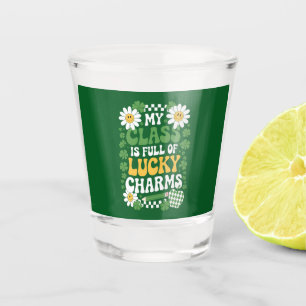 Meine Klasse ist voller Glücksbringer des St. Patr Schnapsglas