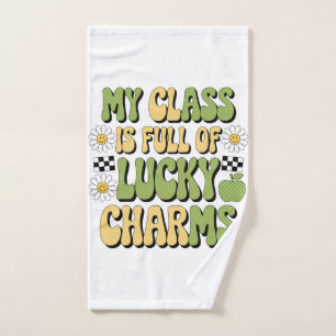 Meine Klasse ist voller Lucky Charms Patrick-Lehre Handtuch