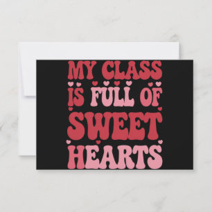 Meine Klasse ist voller Schatzis zum Valentinstag  Einladung