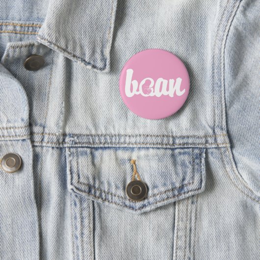 Meine kleine Bohne - Button (Beispiel)