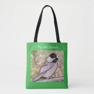 Meine kleine Chickadee Deep Red Tasche