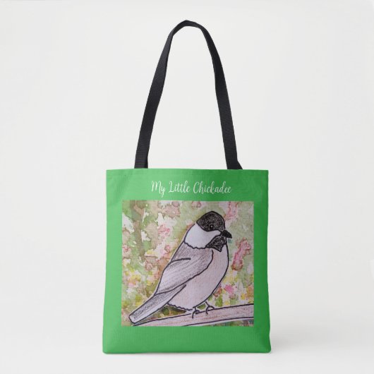 Meine kleine Chickadee Deep Red Tasche (Vorderseite)