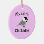 Meine kleine Chickadee Keramikornament (Rechts)