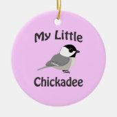 Meine kleine Chickadee Keramikornament (Vorne)