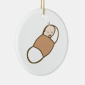 Meine kleine Erdnuss Keramik Ornament (Rechts)