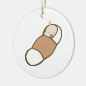 Meine kleine Erdnuss Keramik Ornament (Links)