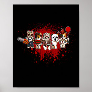 Meine kleine Horror Crew - Halloween Calico Cat Poster