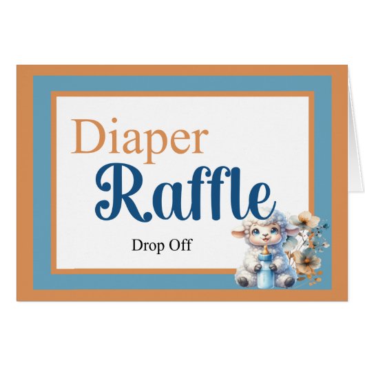 Meine kleine Lamm-Windel-Raffle fällt ab (Vorderseite (Horizontal))