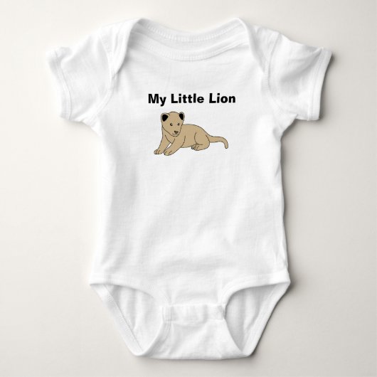 Meine kleine Löwe Baby Strampler (Vorderseite)