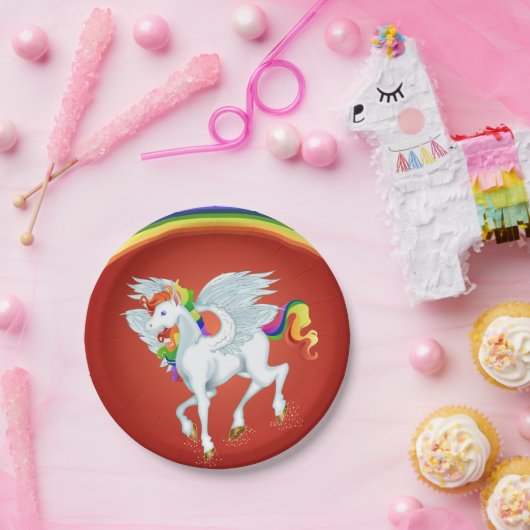 Meine kleine Pony-Rainbow-Papierplatte Pappteller (Party)