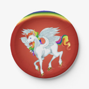 Meine kleine Pony-Rainbow-Papierplatte Pappteller