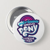 Meine kleine Prepotente Button (Vorne & Hinten)