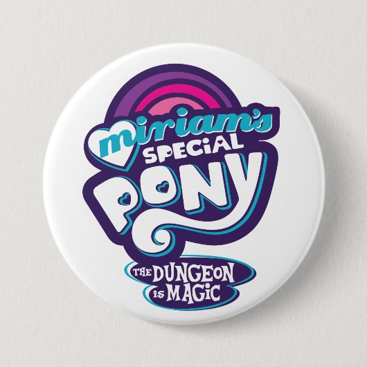 Meine kleine Prepotente Button (Vorderseite)