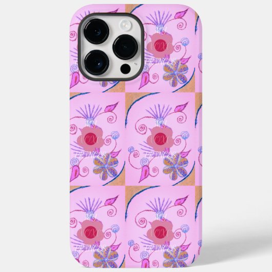 Meine kleine Prinzessin: Baby Pink Vector Inspirat Case-Mate iPhone Hülle (Rückseite)