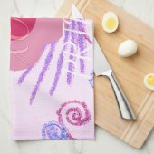 Meine kleine Prinzessin: Baby Pink Vector Inspirat Handtuch (Viertel Falte)