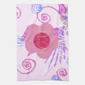 Meine kleine Prinzessin: Baby Pink Vector Inspirat Handtuch (Vertikal)