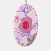 Meine kleine Prinzessin: Baby Pink Vector Inspirat Keramikornament (Rechts)