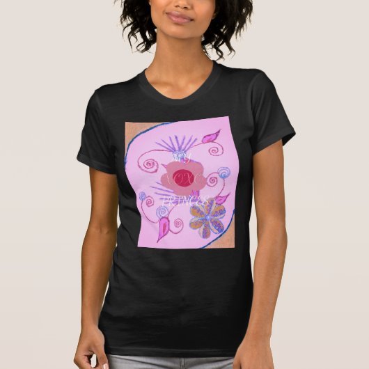 Meine kleine Prinzessin: Baby Pink Vector Inspirat T-Shirt (Vorderseite)