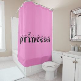 Meine kleine Prinzessin Girly Zuhause Baby Pink Ba Duschvorhang
