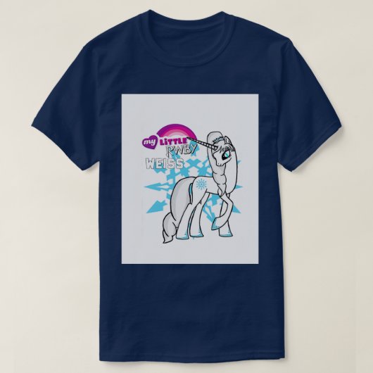 Meine kleine Rwby Pony Weiss Graphic T-Shirt (Design vorne)