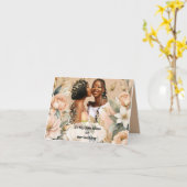 Meine kleine Schwester Hochzeit Karte (Gelbe Blume)