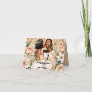 Meine kleine Schwester Hochzeit Karte