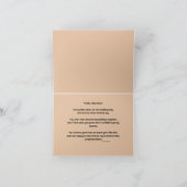 Meine kleine Schwester Hochzeit Karte (Innenseite)