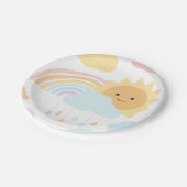 Meine kleine Sonnenscheinwerfer-Regenbogen- und Wo Pappteller (Schrägansicht)