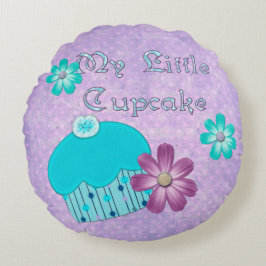 Meine kleinen Cupcake GIRLS Rundes Kissen