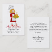 Meine kleinen Kochs-Koch-Mama-Karten Telefonnummerkarte (Vorne/Hinten)