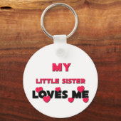 Meine kleinen Schwestern Lieben Schlüsselanhänger (Vorderseite)