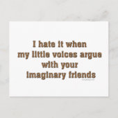 Meine kleinen Stimmen Postkarte (Vorderseite)