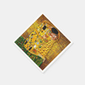 Meine Klimt-Serie: Der Kuss Serviette (Ecke)