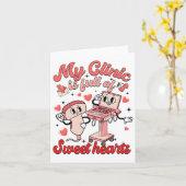 Meine Klinik voll mit der Sonographin für süßes He Karte (Gelbe Blume)