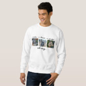 meine Koala u. Lamas u. Giraffen oh! Sweatshirt (Vorne ganz)