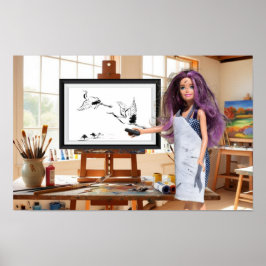 Meine Kohle zeichnete zu Ende. Poster