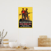 MEINE KOHLENERE US-Treibstoffverwaltungspropaganda Poster (Küche)