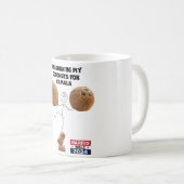 Meine Kokosnüsse für Kamala schütteln Kaffeetasse (VorderseiteRechts)