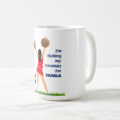 Meine Kokosnüsse für Kamala schütteln Kaffeetasse (VorderseiteRechts)