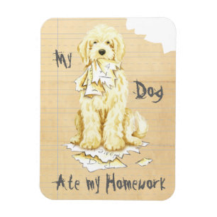 Meine Komondor Ate Meine Hausaufgaben Magnet