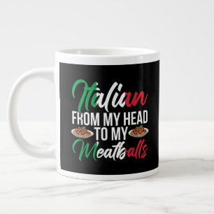 Meine Kopf bis zu meinen Fleischbällchen Jumbo-Tasse