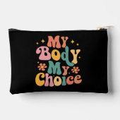 Meine Körperwahl Feminist Pro choice Zubehörtasche (Rückseite)