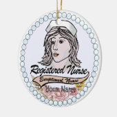 Meine Krankenschwester Keramik Ornament (Links)