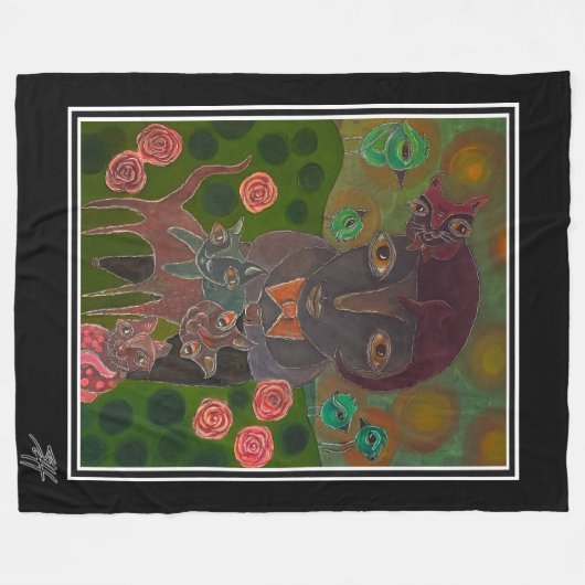 Meine Krawatte Typ Fleece Blanket (Vorderseite (Horizontal))