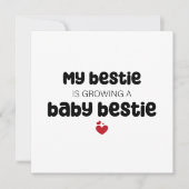 Meine Krawatte wächst eine Babybrille Flat Card (Vorderseite)