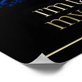 "Meine kreative Seite" Motivation Affirmation Poster (Ecke)