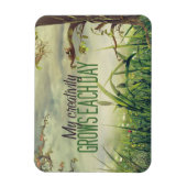 "Meine Kreativität wächst" Motivation Affirmation  Magnet (Vertikal)
