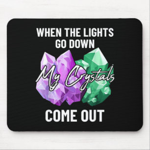 Meine Kristalle werden süß Erdmineralien und Edels Mousepad